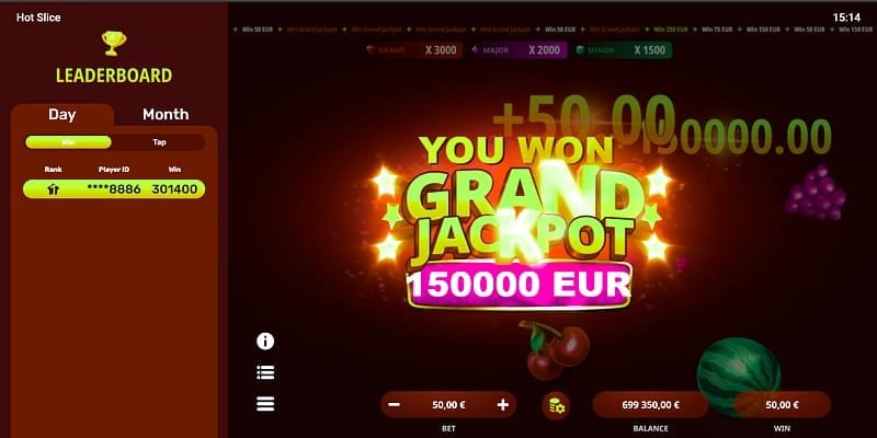 Il Jackpot Game di Hot Slice: attivazione e funzionamento