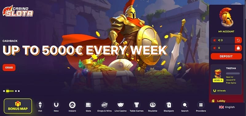 Slota Casino versione mobile – Navigare tra 6.200 giochi su un piccolo schermo